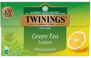 Attēls TWININGS GREEN LEMON zaļā tēja ar citroniem, 20TM