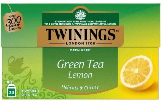 Picture of TWININGS GREEN LEMON zaļā tēja ar citroniem, 20TM