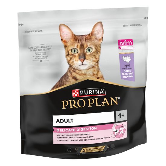 Picture of PRO PLAN DELICATE DIGESTION sausā barība kaķiem bagātināta ar tītara gaļu 400g