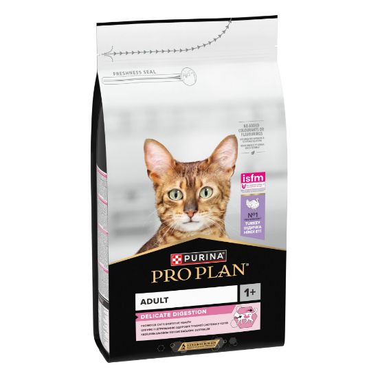 Picture of PRO PLAN DELICATE DIGESTION sausā barība kaķiem bagātināta ar tītara gaļu 1,5kg