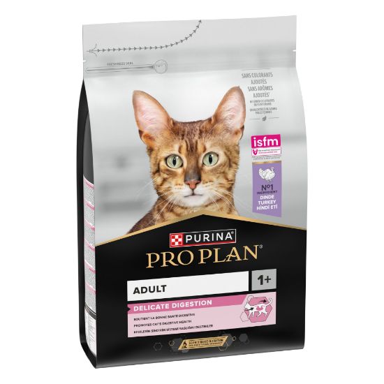 Picture of PRO PLAN DELICATE DIGESTION sausā barība kaķiem bagātināta ar tītara gaļu 3kg