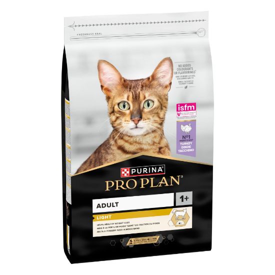 Picture of PRO PLAN LIGHT sausā barība kaķiem bagātināta ar tītara gaļu 10kg