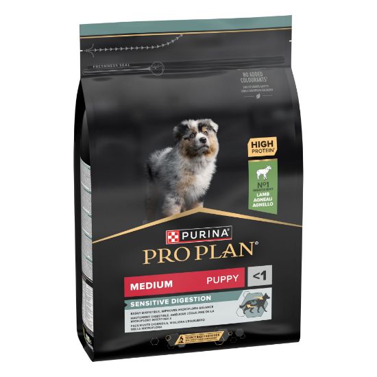 Picture of PRO PLAN MEDIUM SENSITIVE DIGESTION sausā barība kucēnam jēra gaļu 3kg