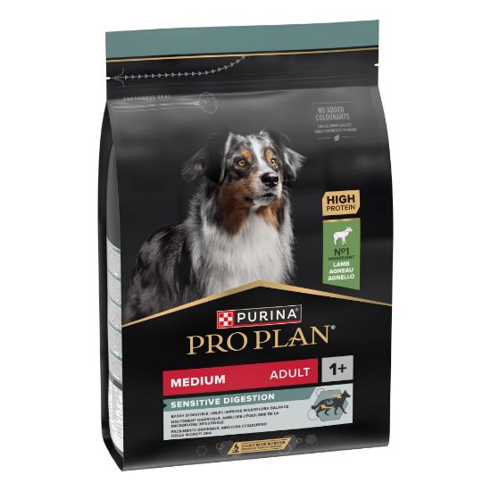 Picture of PRO PLAN MEDIUM SENSITIVE DIGESTION sausā barība sunim ar jēra gaļu 3kg