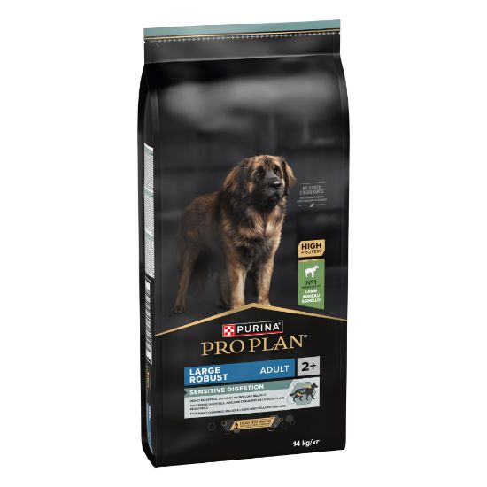 Picture of PRO PLAN LARGE ROBUST SENSITIVE DIGESTION sausā barība sunim ar jēra gaļu 14kg