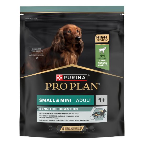 Picture of PRO PLAN SMALL&MINI SENSITIVE DIGESTION sausā barība sunim ar jēra gaļu 700g