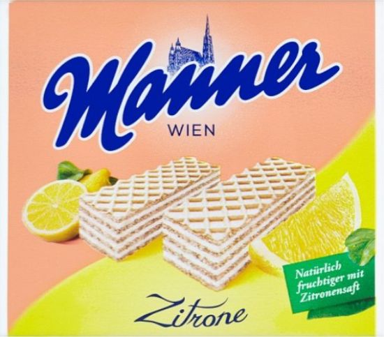 Picture of MANNER vafeles Lemon ar citronu krēma pildījumu, 75g