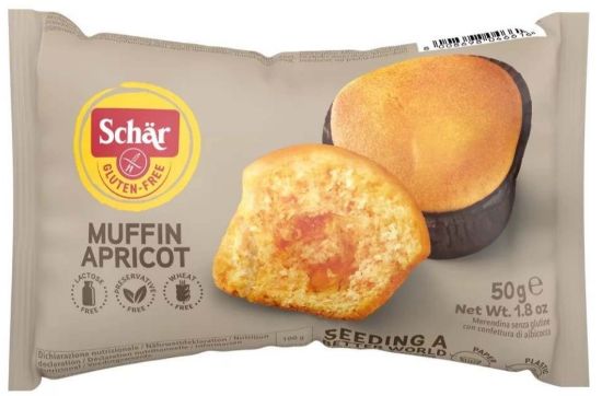 Picture of SCHAR bezglutēna kēks ar aprikožu pildījumu, 50g