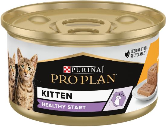 Picture of PRO PLAN HEALTHY START konservs kaķēniem bundža (vista) 85g