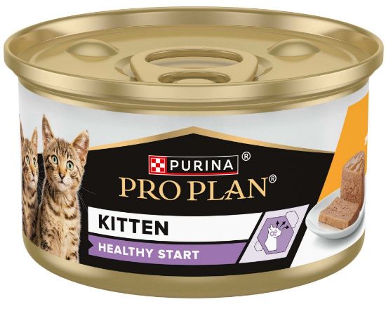 Picture of PRO PLAN HEALTHY START konservs kaķēniem bundža (vista) 85g