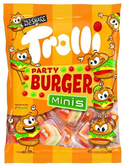 Picture of TROLLI želejkonfektes Party Burger Minis, 100g