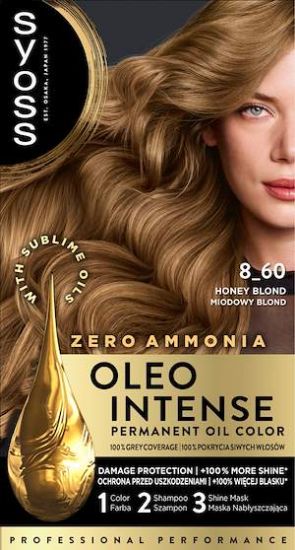 Picture of SYOSS Oleo Intense matu krāsa 8-60 Medus blonds