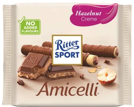 Picture of RITTER SPORT šokolāde piena Amicelli, 100g