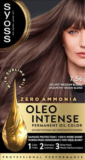 Picture of SYOSS Oleo Intense matu krāsa 7-56 Pelnu vidēji blonds