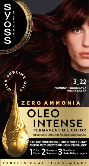 Picture of SYOSS Oleo Intense matu krāsa 3-22 Tumši bordo sarkans