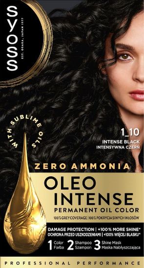 Picture of SYOSS Oleo Intense matu krāsa 1-10 Intensīvi melns