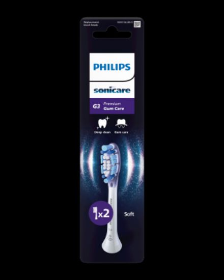 Picture of PHILIPS zobu birstes uzgaļi 2gb Sonicare Premium Gum Care (balti)
