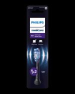 Attēls PHILIPS zobu birstes uzgaļi 2gb Sonicare Premium Gum Care (melni)
