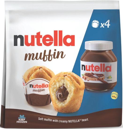 Picture of NUTELLA mafins (saldēts) ar šokolādes krēmu 4gab, 264g