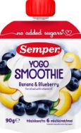 Attēls SEMPER jogurts ar banāniem un mellenēm, no 6 mēnešiem, 90g