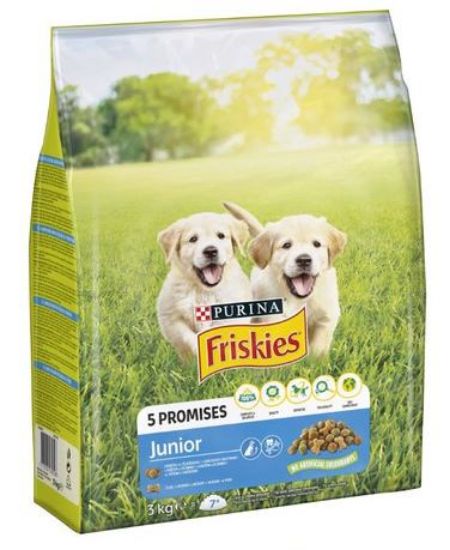 Picture of FRISKIES sausā barība suņiem JUNIOR (vista) 3kg