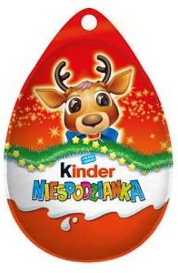 Picture of KINDER SURPRISE šokolādes ola, 20g (X-MAS)