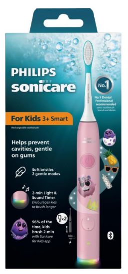 Picture of PHILIPS elektroniskā zobu birste Sonicare KIDS HX6600/11(rozā)