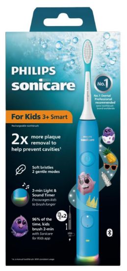 Picture of PHILIPS elektroniskā zobu birste Sonicare KIDS HX6600/12(zila)