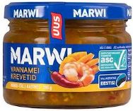 Attēls MARWI Vannamei garneles mango un čili eļļā, 280g