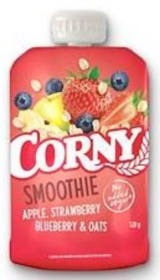 Picture of CORNY smūtijs ar āboliem, zemenēm, mellenēm un auzām, 120g