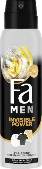 Picture of FA MEN XTREME dezodorants spray Invisible,150ml