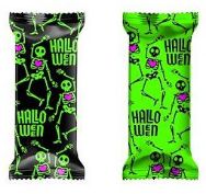 Attēls HALLOWEEN vafeļu konfektes ar zaļu, skābu krēmu, 1kg