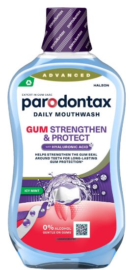 Picture of PARODONTAX Gum Strengthen&Protect Icy Mint mutes skalotājs 500ml